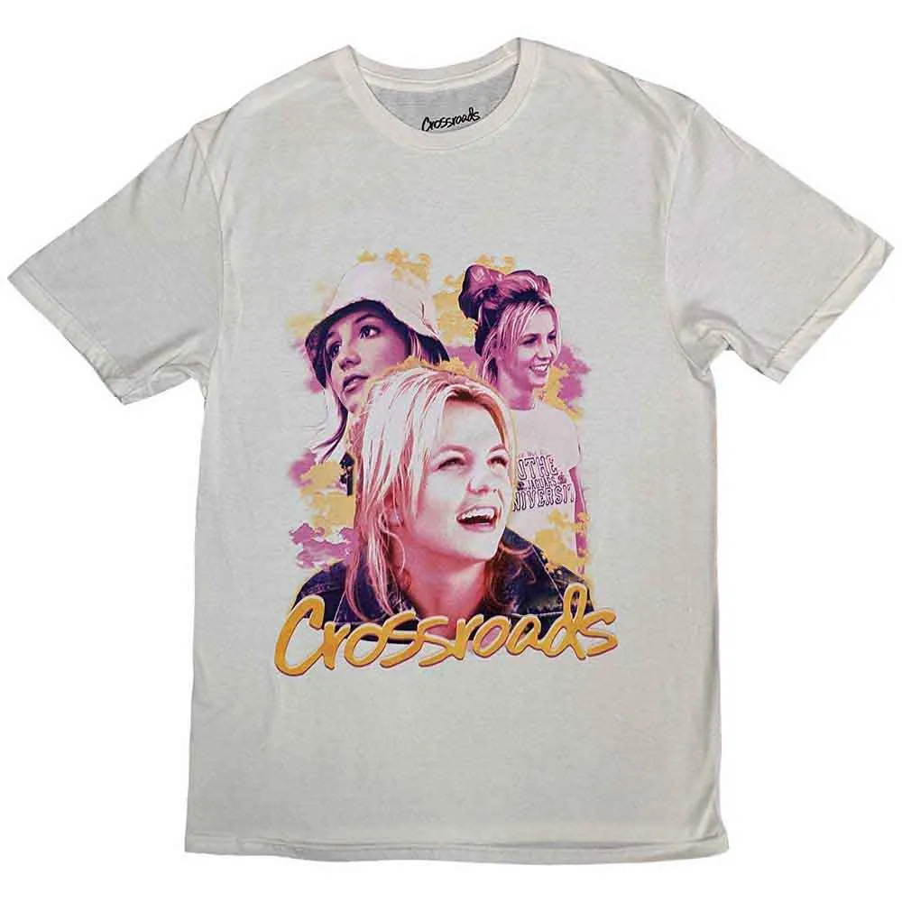 Crossroads Unisex T-Shirt: Photo Montage (Natural) sold by Paradiso Clothing