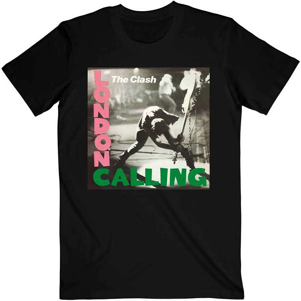 The Clash Unisex T-Shirt: London Calling (Black) sold by Paradiso Clothing