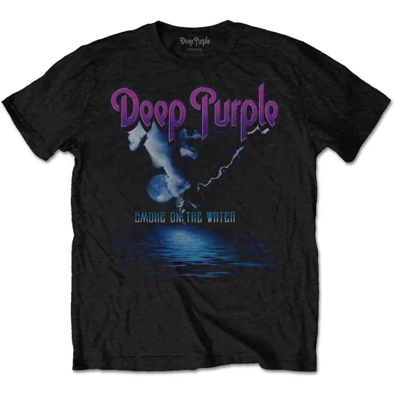 Deep Purple Smoke On The Water T Shirt made by Paradiso Clothing