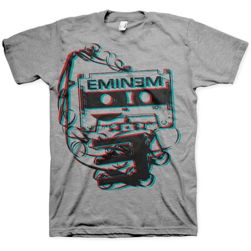 Eminem Unisex T-Shirt: Tape (Grey) made by Paradiso Clothing