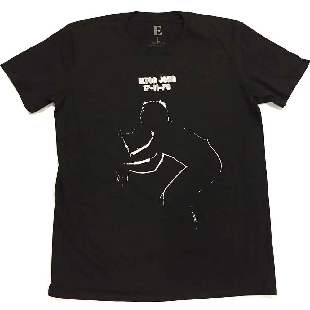 Elton John Unisex T-Shirt: 17.11.70 Album (Black) sold by Paradiso Clothing