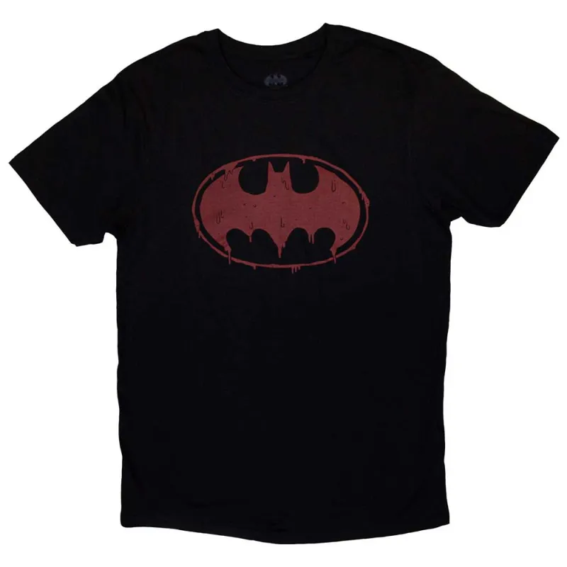 DC Comics Unisex T-Shirt: Batman - Red Slime (Black) sold by Paradiso Clothing