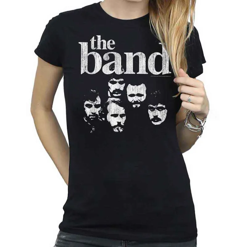 The Band Ladies T-Shirt: Heads (Black) made by Paradiso Clothing