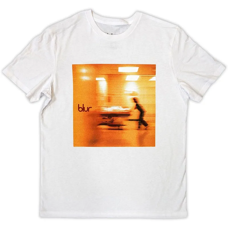 Blur Unisex T-Shirt: Blur Album Cover (White) sold by Paradiso Clothing