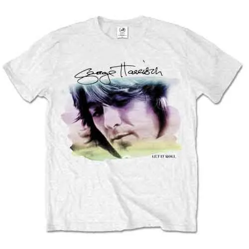 George Harrison Water Color Portrait T Shirt sold by Paradiso Clothing