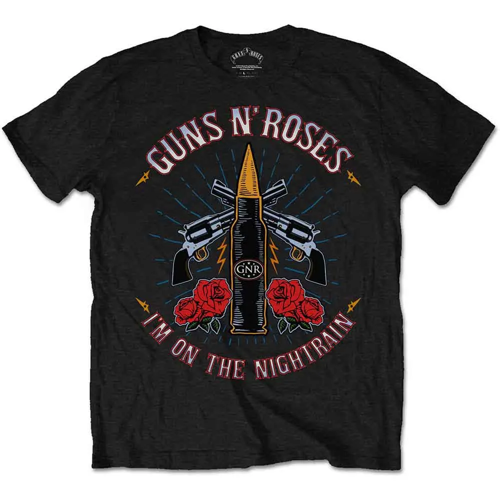 Guns N' Roses Unisex T-Shirt: Night Train (Black) sold by Paradiso Clothing