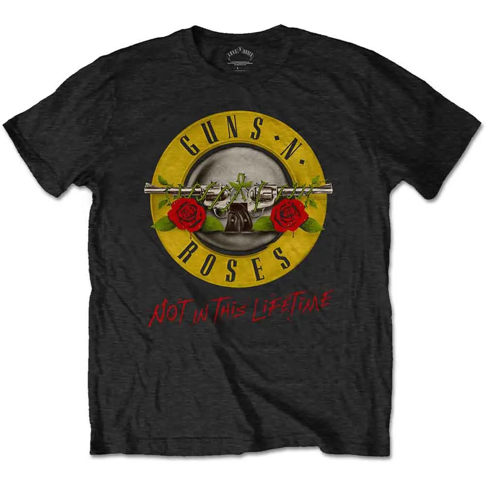 Guns N' Roses Unisex T-Shirt: Not in this Lifetime Tour (Black) (Back Print) sold by Paradiso Clothing product image thumbnail 2