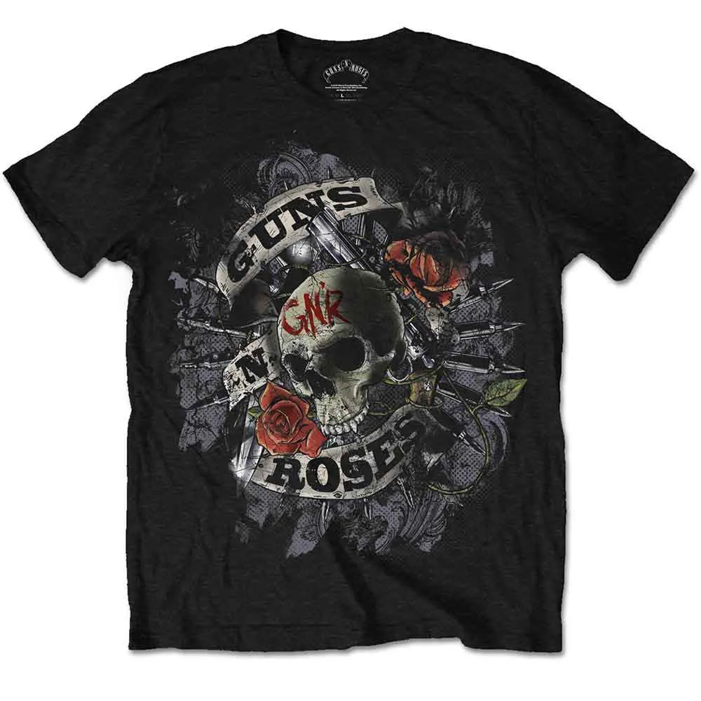 Guns N' Roses Unisex T-Shirt: Firepower (Black) sold by Paradiso Clothing