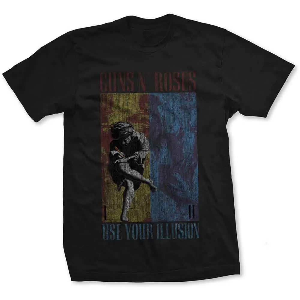 Guns N' Roses Unisex T-Shirt: Use Your Illusion (Black) sold by Paradiso Clothing