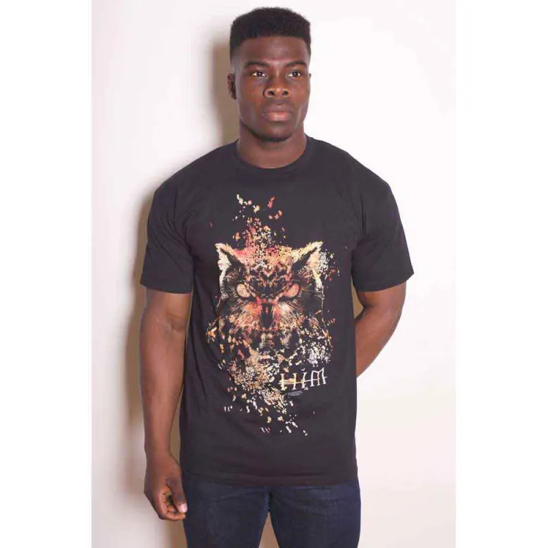 HIM Unisex T-Shirt: Owl Colour (Black) made by Paradiso Clothing
