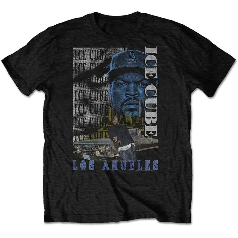 Ice Cube Unisex T-Shirt: Los Angeles (Black) made by Paradiso Clothing