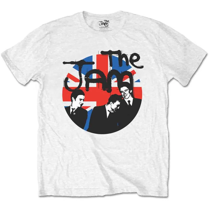 The Jam Union Jack Circle T Shirt made by Paradiso Clothing