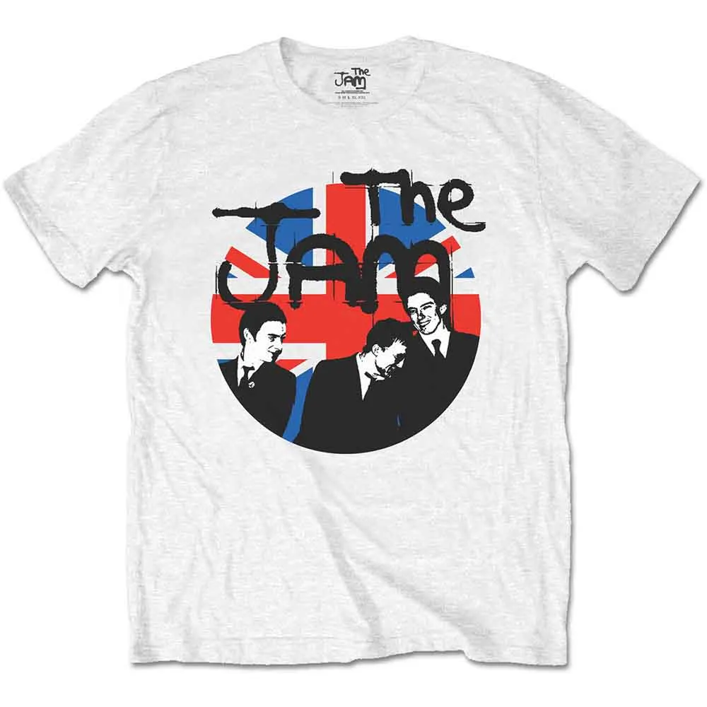 The Jam Union Jack Circle T Shirt sold by Paradiso Clothing