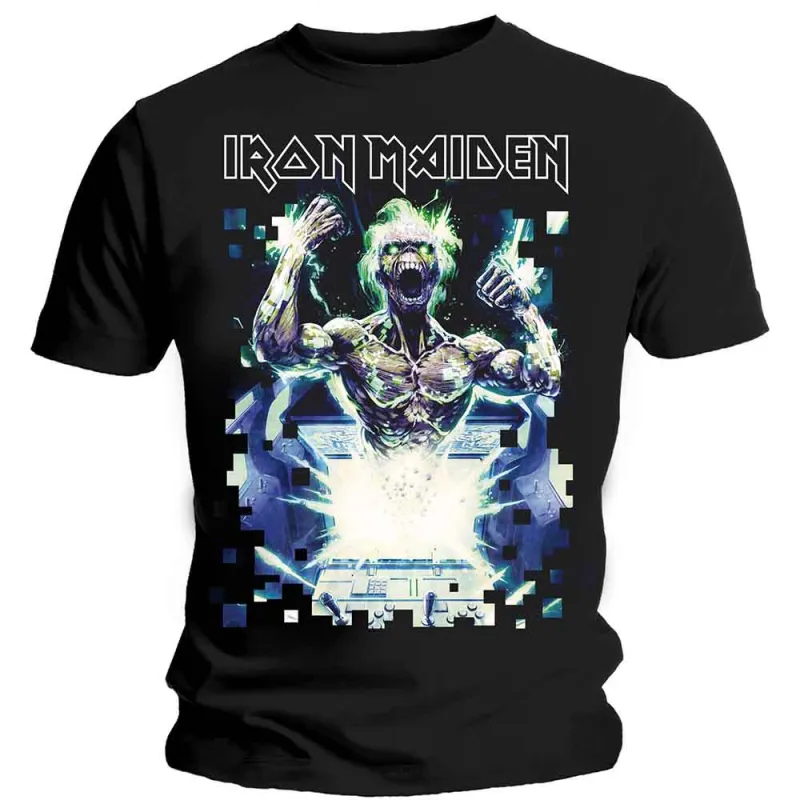 Iron Maiden Unisex T-Shirt: Speed of Light (Black) made by Paradiso Clothing