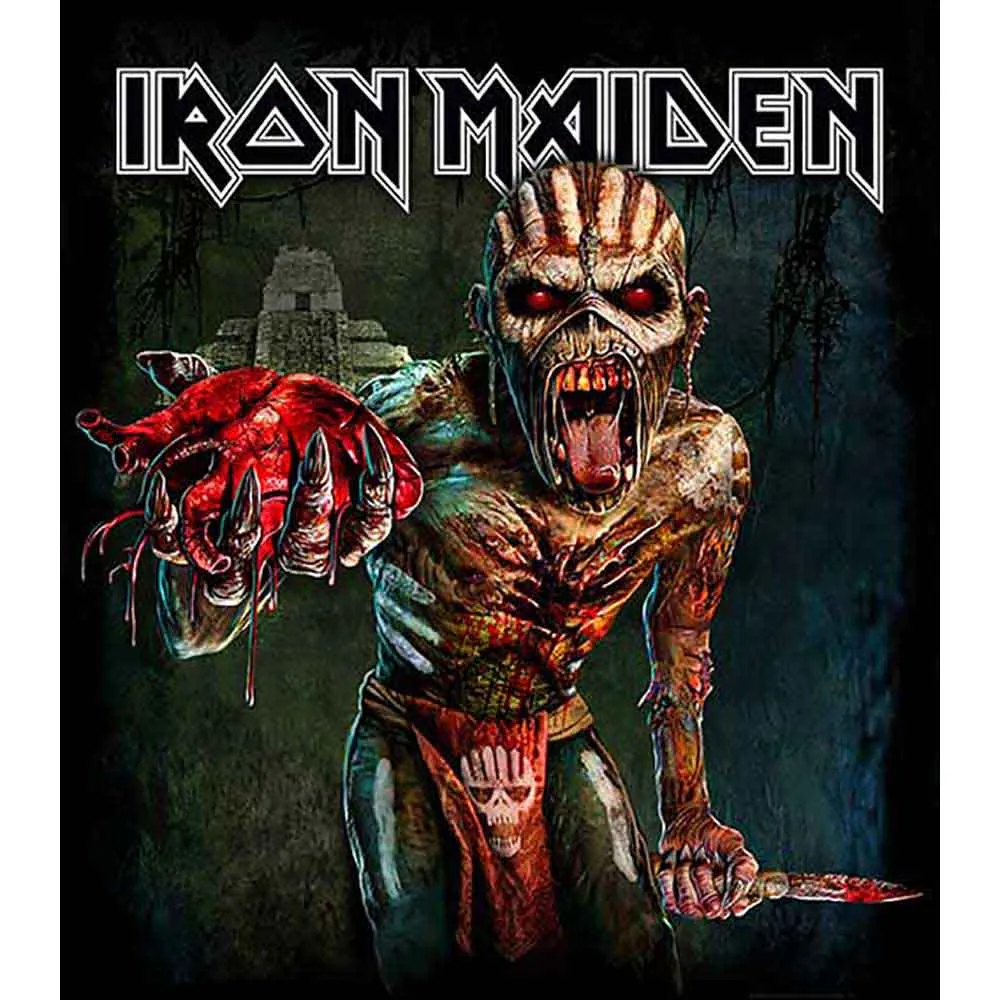 Iron Maiden Unisex T-Shirt: The Book of Souls European Tour V.1 (Black) (Back Print) sold by Paradiso Clothing product image thumbnail 2