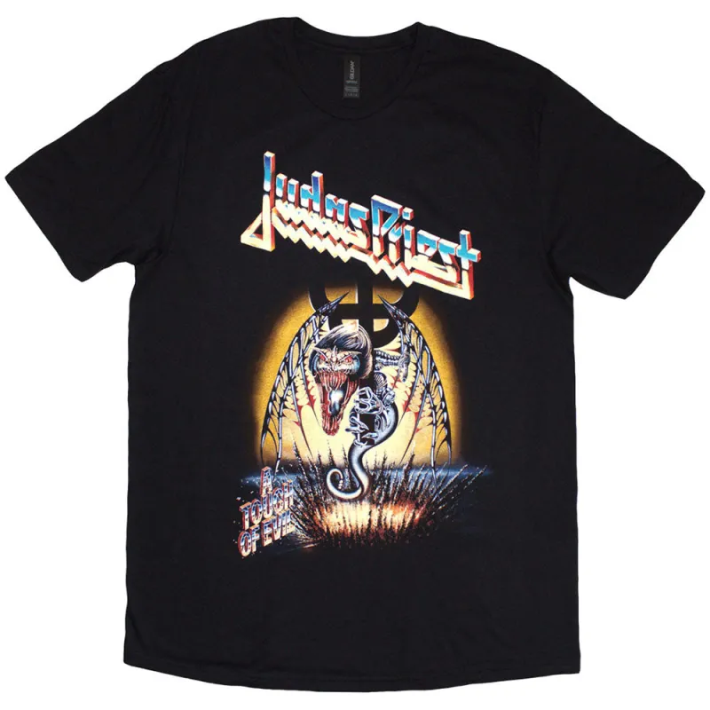 Judas Priest Unisex T-Shirt: Touch of Evil (Black) sold by Paradiso Clothing