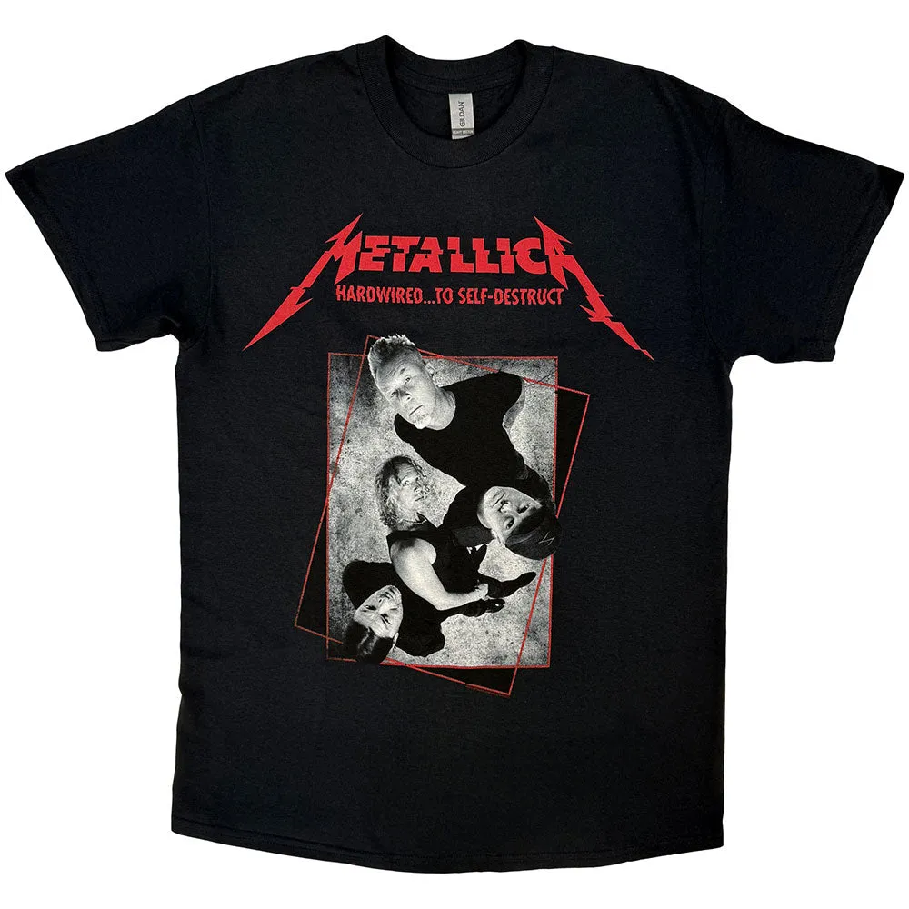 Metallica Unisex T-Shirt: Hardwired Band Concrete (Black) sold by Paradiso Clothing