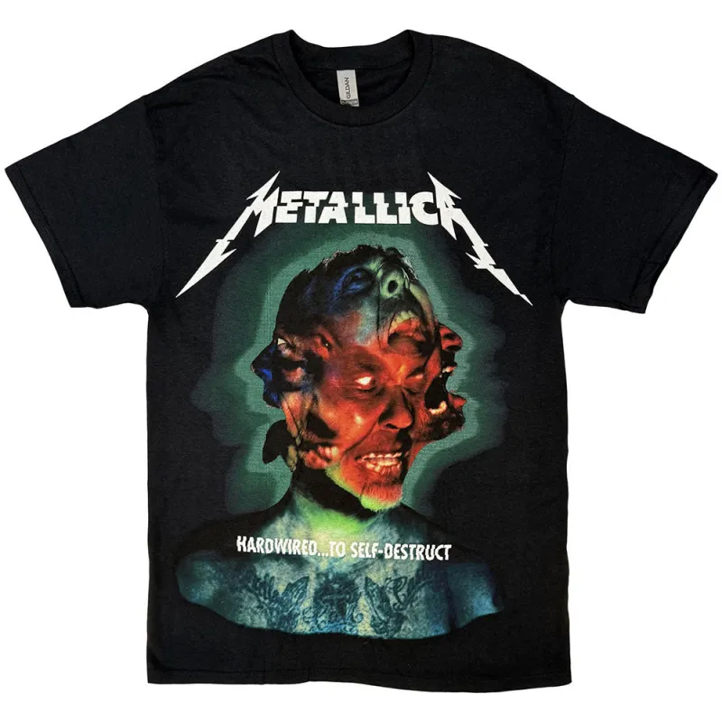 Metallica Unisex T-Shirt: Hardwired Album Cover (Black) made by Paradiso Clothing