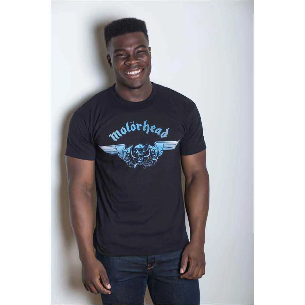 Motorhead Unisex T-Shirt: Tri-Skull (Black) sold by Paradiso Clothing