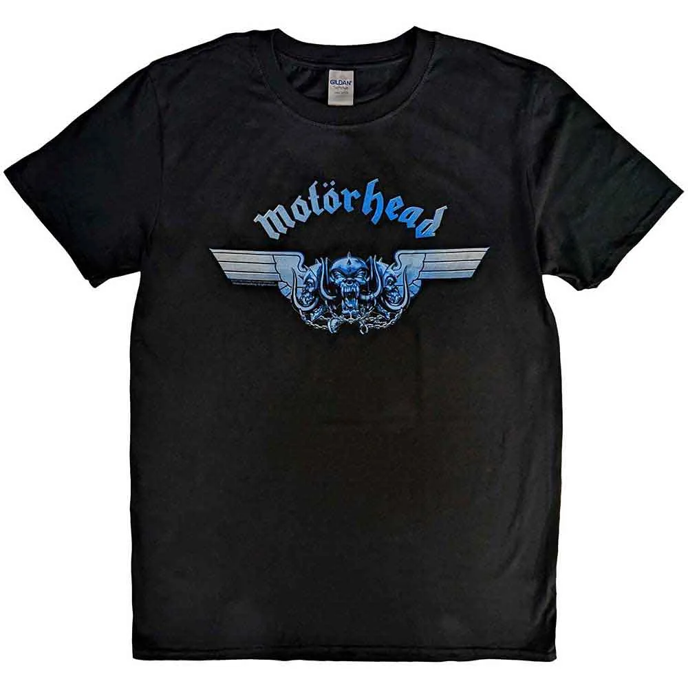 Motorhead Unisex T-Shirt: Tri-Skull (Black) sold by Paradiso Clothing product image thumbnail 2