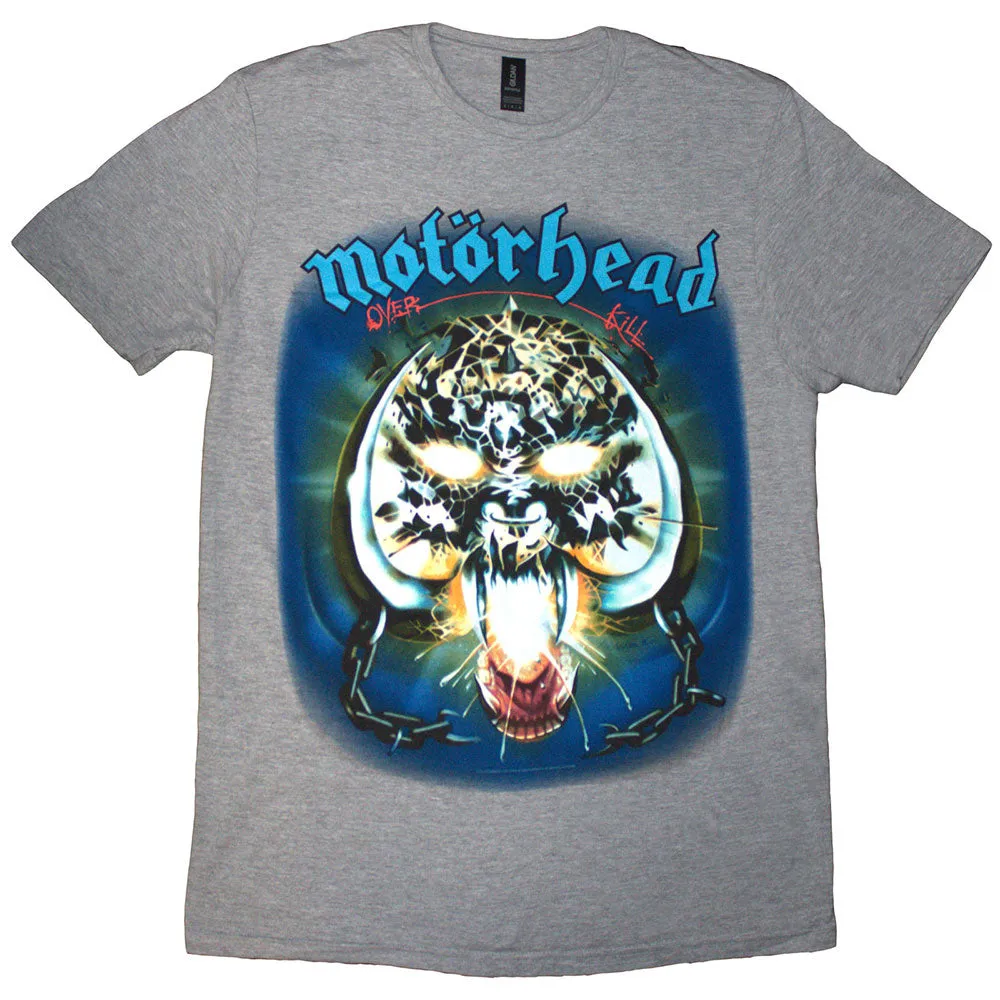 Motorhead Unisex T-Shirt: Overkill (Charcoal Grey) sold by Paradiso Clothing
