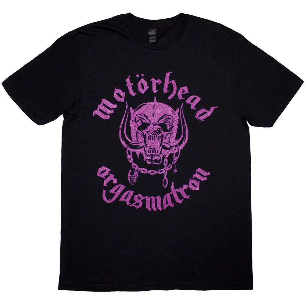Motorhead Unisex T-Shirt: Orgasmatron Lyric (Black) (Back Print) sold by Paradiso Clothing product image thumbnail 2