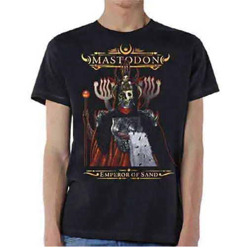 Mastodon T Shirt Emperor of Sand Band Logo Official Mens New Black sold by Paradiso Clothing
