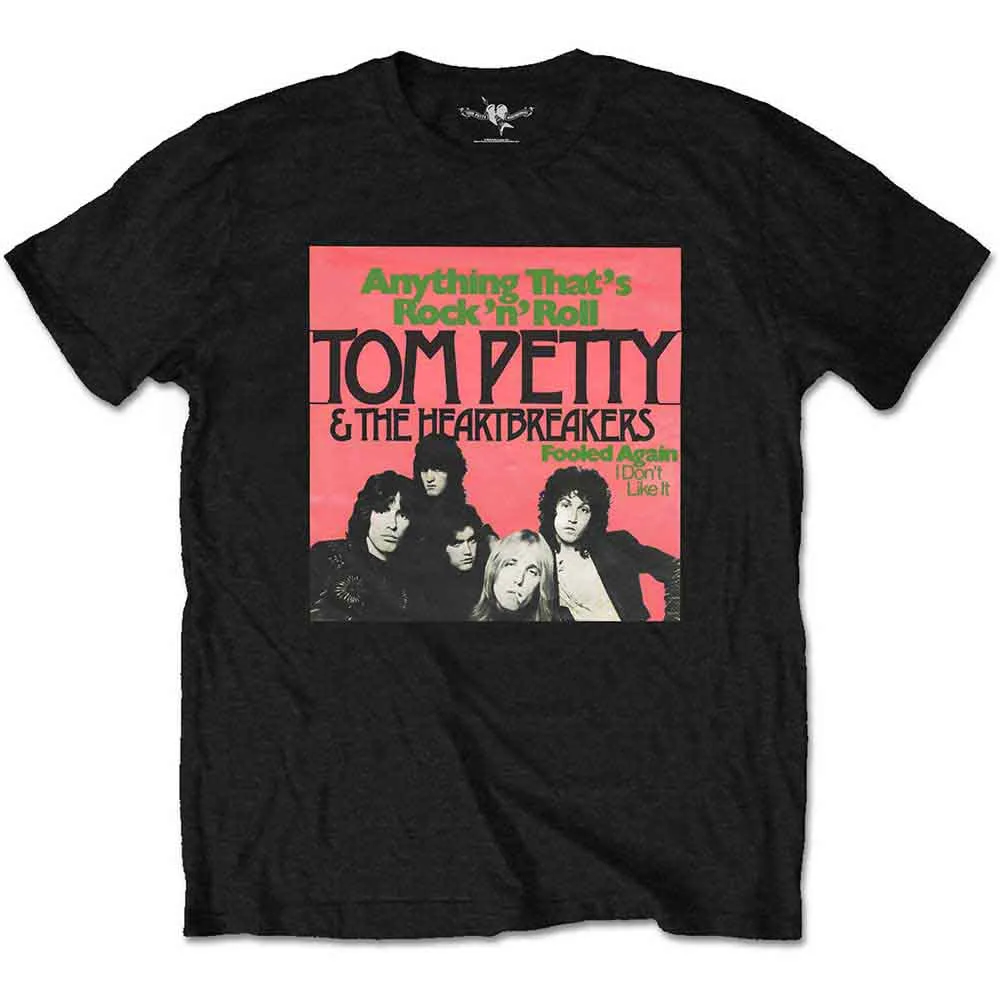 Tom Petty & The Heartbreakers Unisex T-Shirt: Anything (Black) sold by Paradiso Clothing