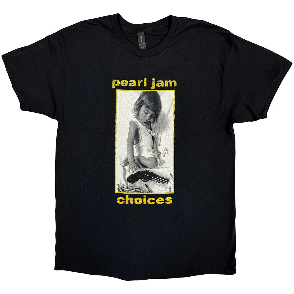 Pearl Jam Unisex T-Shirt: Choices (Black) (Back Print) sold by Paradiso Clothing product image thumbnail 2