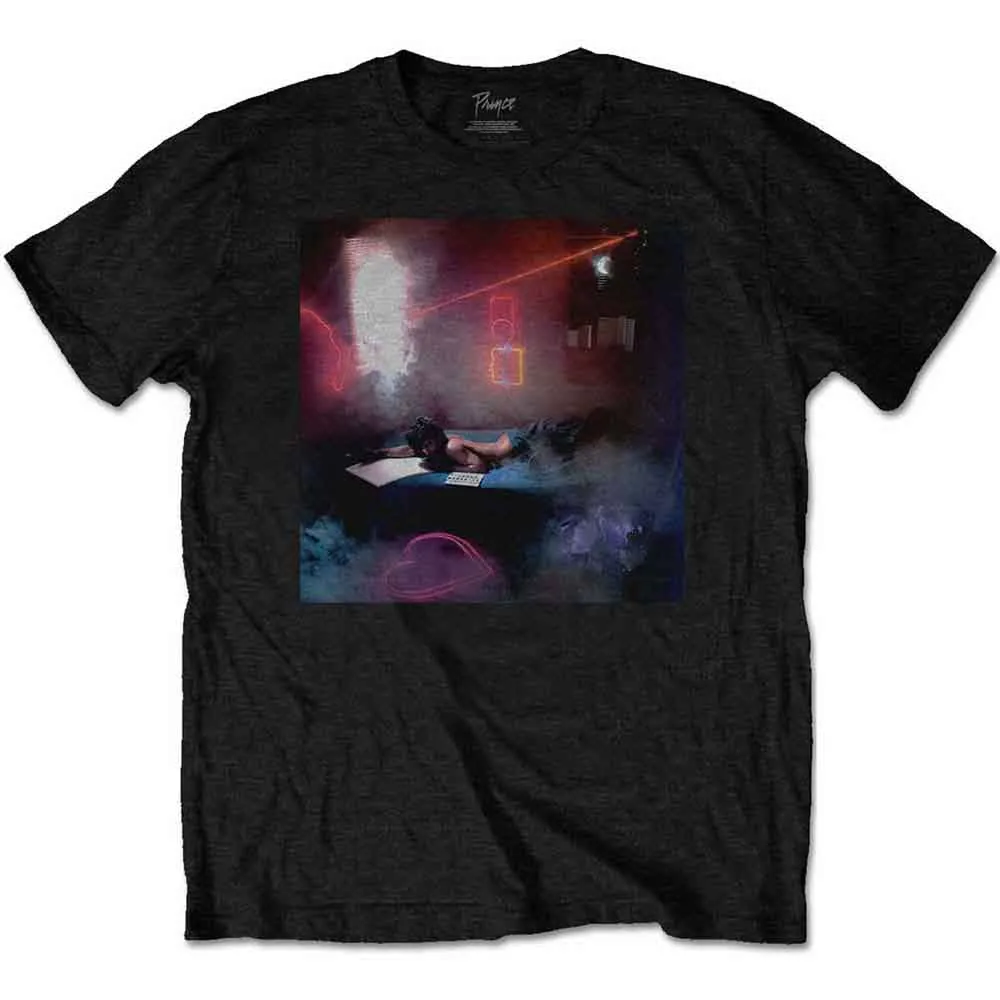 Prince Unisex T-Shirt: Watercolours (Black) (Back Print) sold by Paradiso Clothing product image thumbnail 2