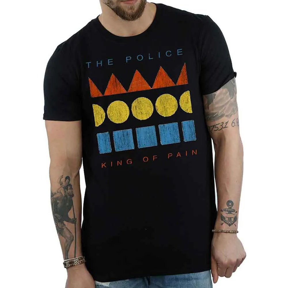 The Police Unisex T-Shirt: Kings of Pain (Black) sold by Paradiso Clothing
