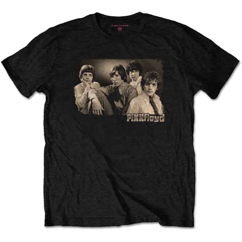 Pink Floyd Unisex T-Shirt: Sepia Cravats (Black) sold by Paradiso Clothing