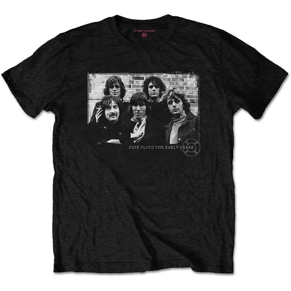 Pink Floyd Unisex T-Shirt: The Early Years 5 Piece (Black) sold by Paradiso Clothing