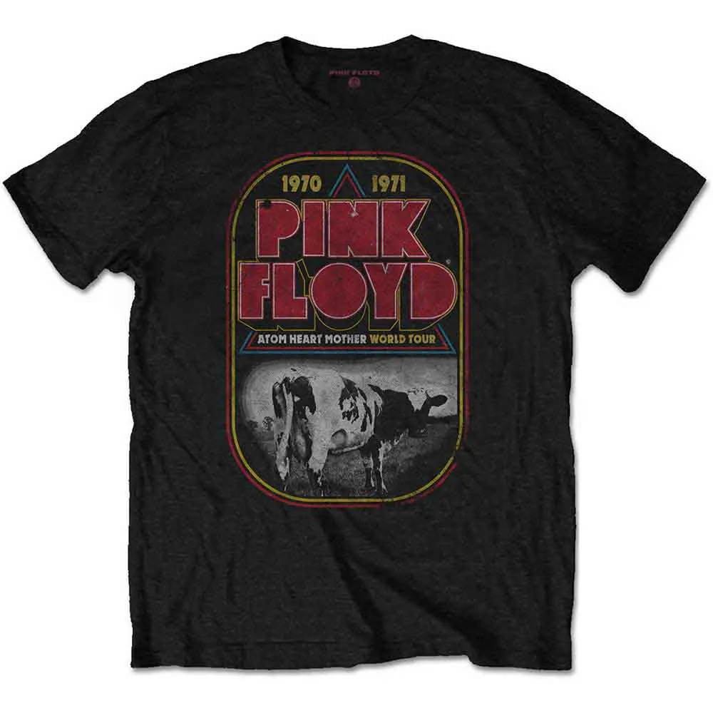 Pink Floyd Unisex T-Shirt: AHM Tour (Black) sold by Paradiso Clothing