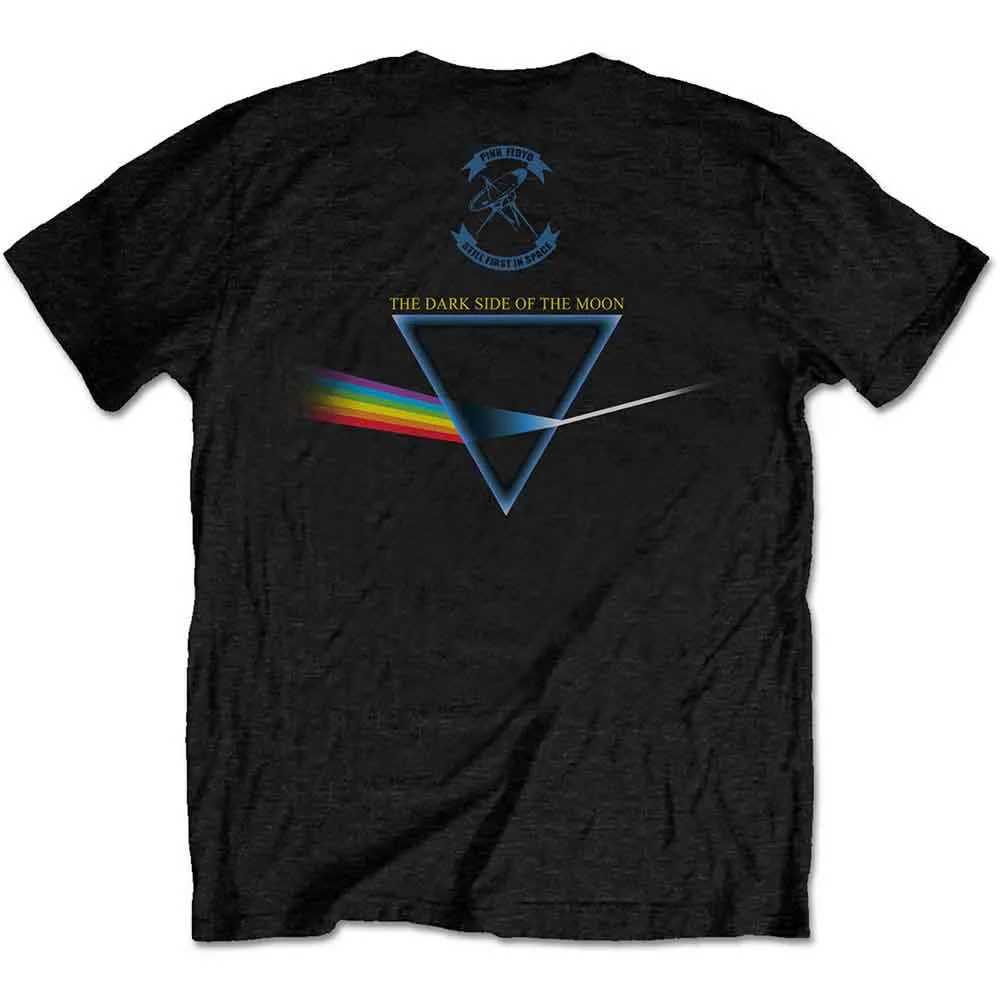 Pink Floyd Unisex T-Shirt: Dark Side of the Moon Flipped (Black) (Back Print) sold by Paradiso Clothing