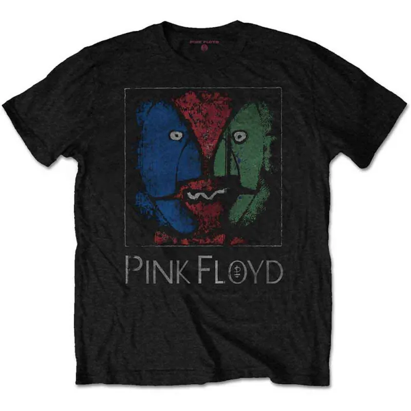 Pink Floyd Unisex T-Shirt: Chalk Heads (Black) made by Pink Floyd