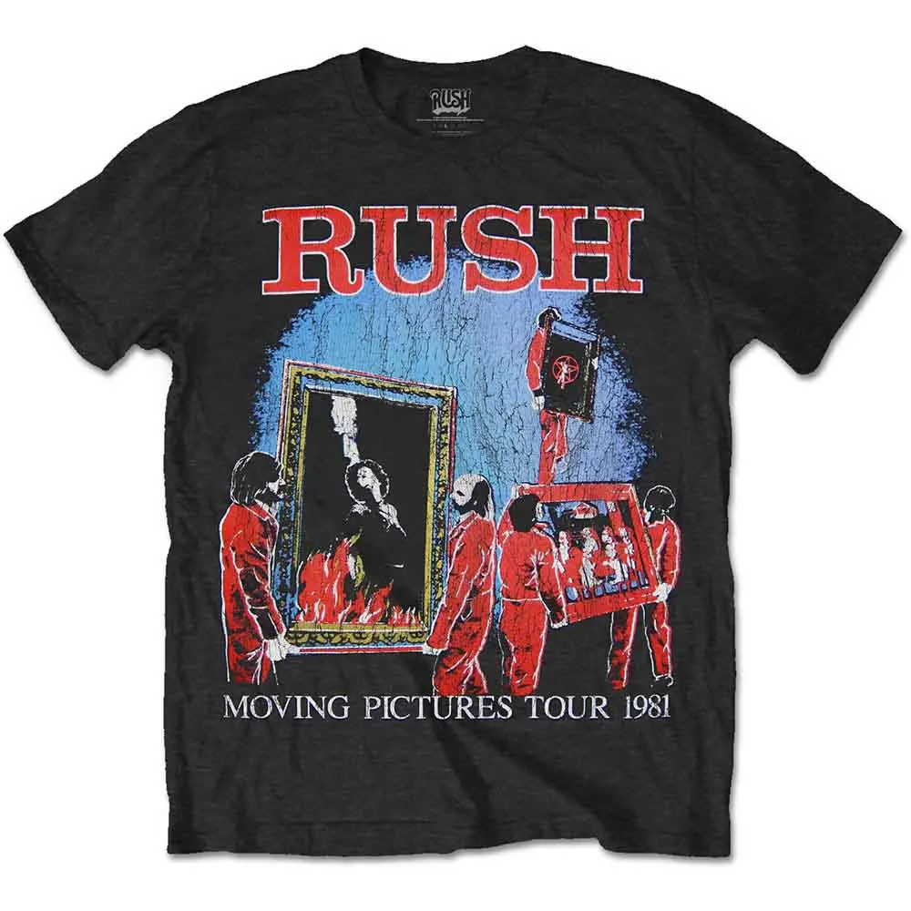 Rush Moving Pictures Tour 1981 T Shirt sold by Paradiso Clothing product image thumbnail 2