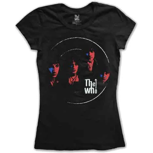 The Who Ladies T-Shirt: Soundwaves (Black) sold by Paradiso Clothing