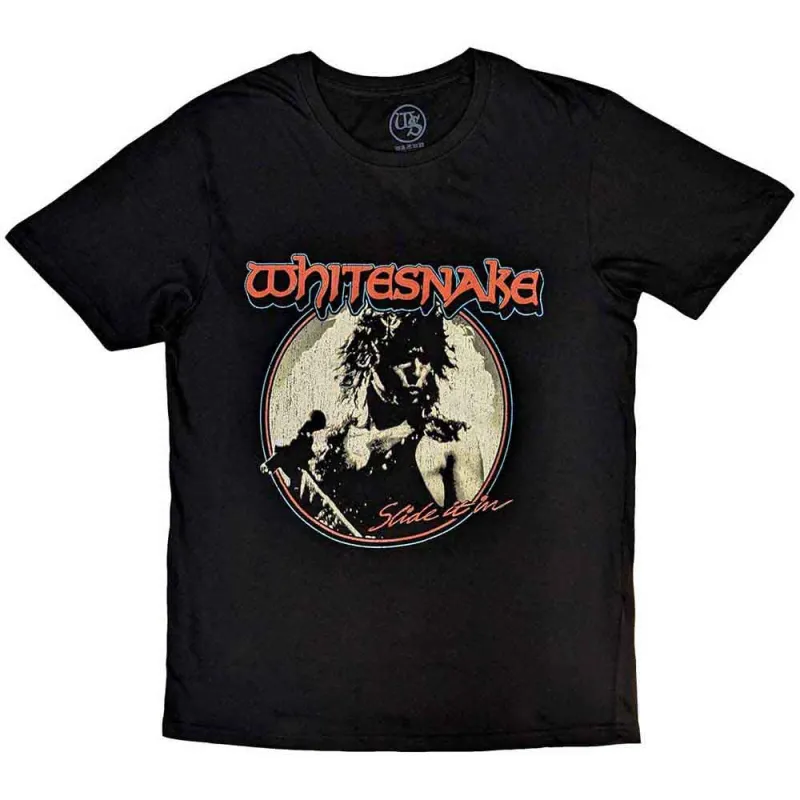 Whitesnake Unisex T-Shirt: Slide It In (Black) made by Paradiso Clothing