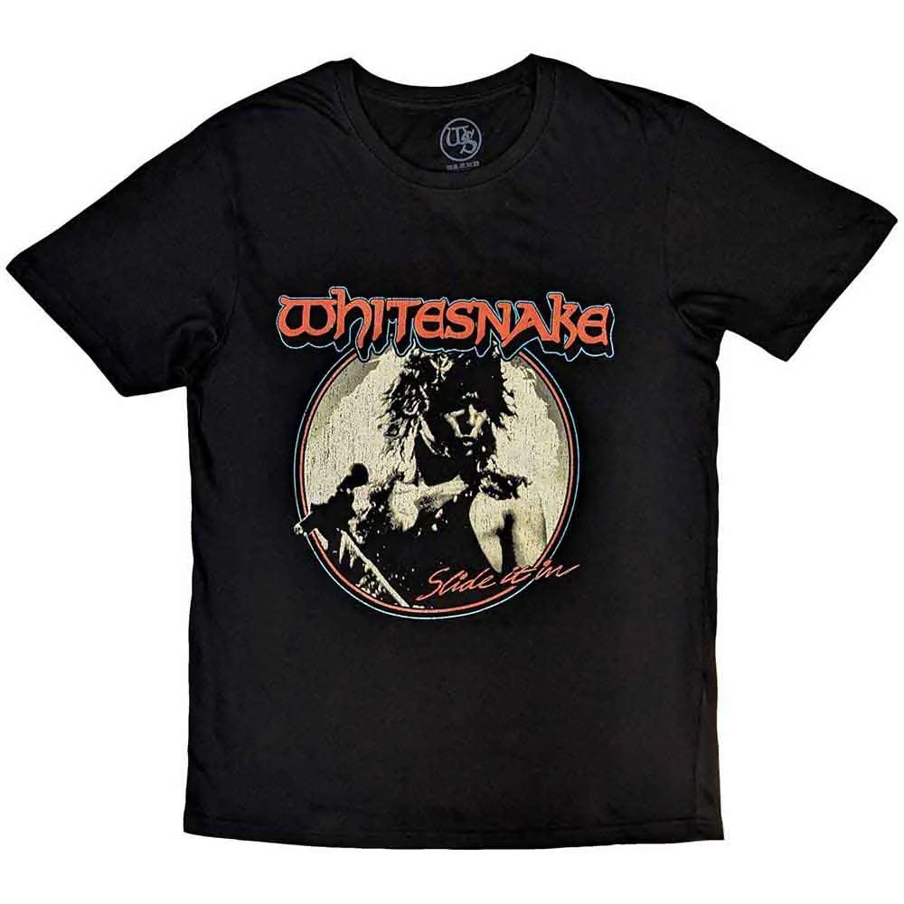 Whitesnake Unisex T-Shirt: Slide It In (Black) sold by Paradiso Clothing