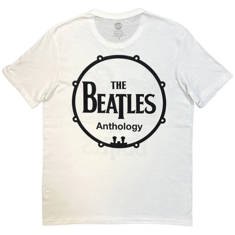 The Beatles Group Photo Anthology Drum T Shrt made by The Beatles