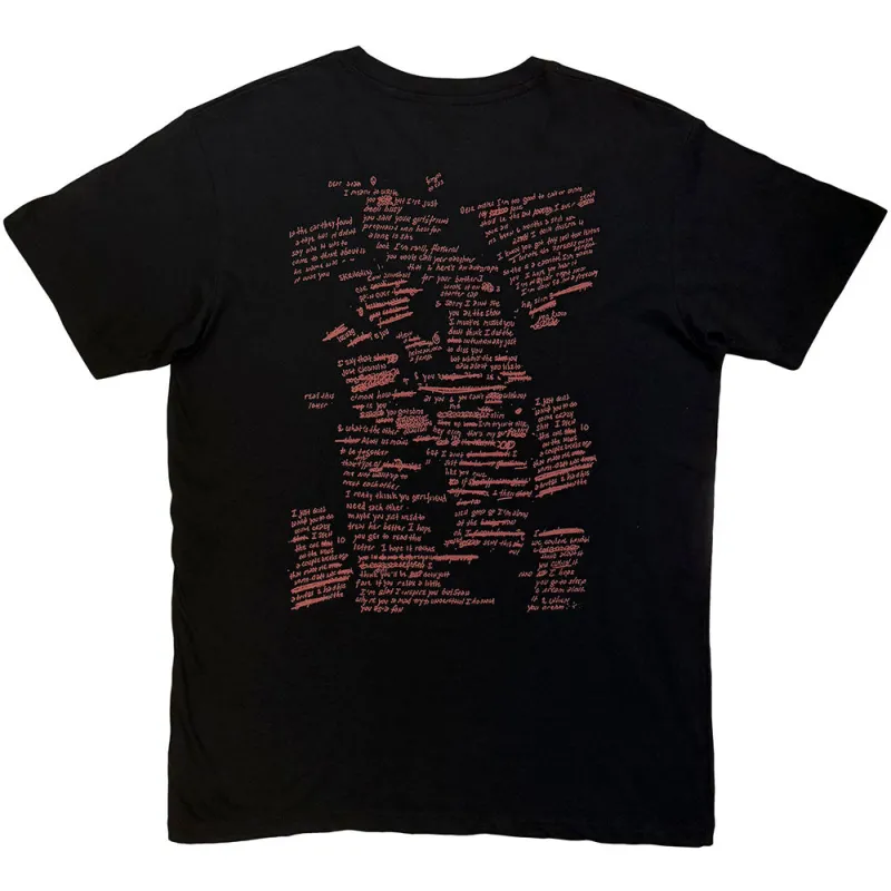 Eminem Unisex T-Shirt: Eminem Script Lyrics (Black) (Back Print) made by Paradiso Clothing