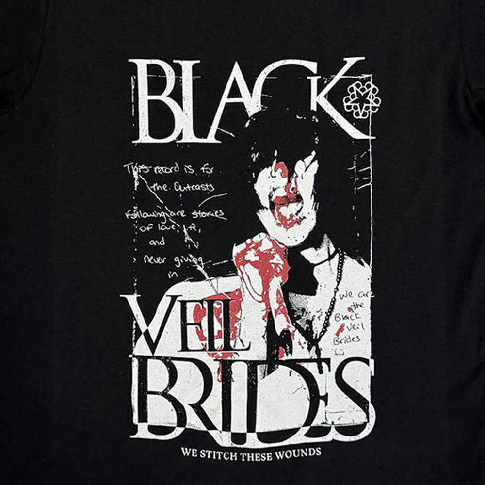 Black Veil Brides Stitch These Wounds T Shirt sold by Paradiso Clothing product image thumbnail 2