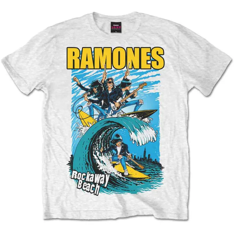 Ramones Rockaway Beach T Shirt made by Paradiso Clothing