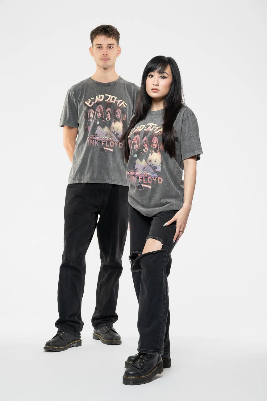 Pink Floyd Japan Poster Limited Edition 999 Only Premium Wash T Shirt sold by Paradiso Clothing product image thumbnail 2