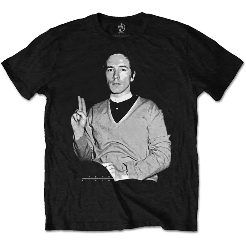 Public Image Ltd Peace Band Logo T Shirt made by Paradiso Clothing