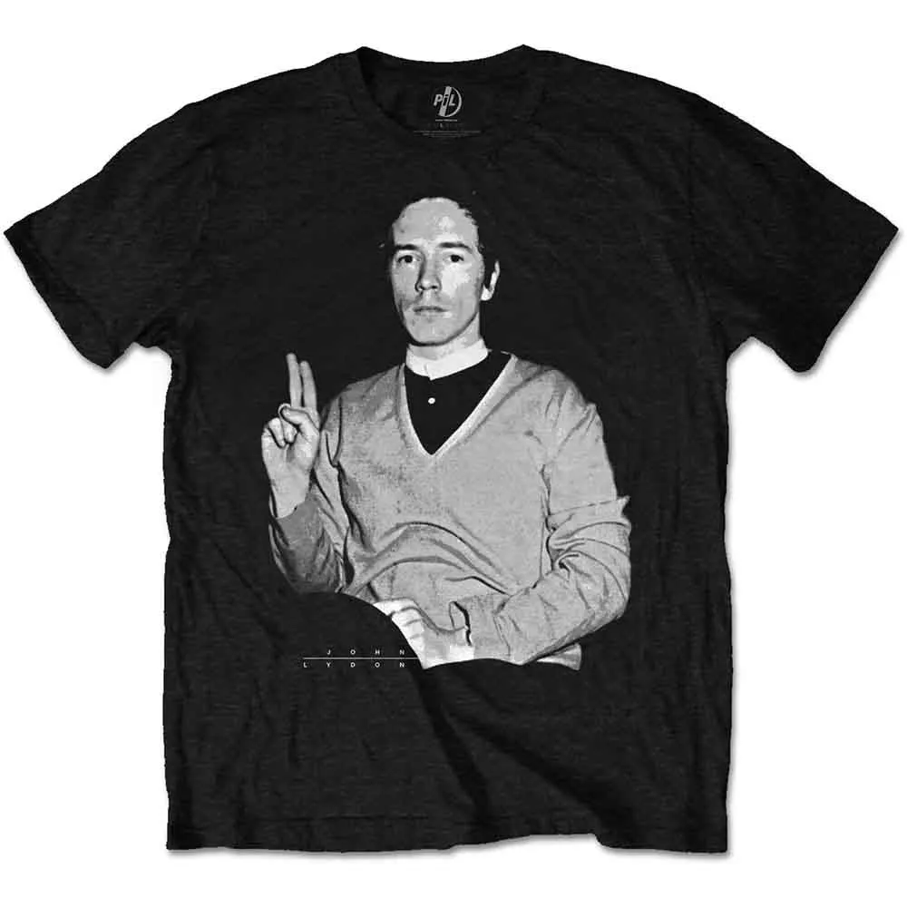 Public Image Ltd Peace Band Logo T Shirt sold by Paradiso Clothing
