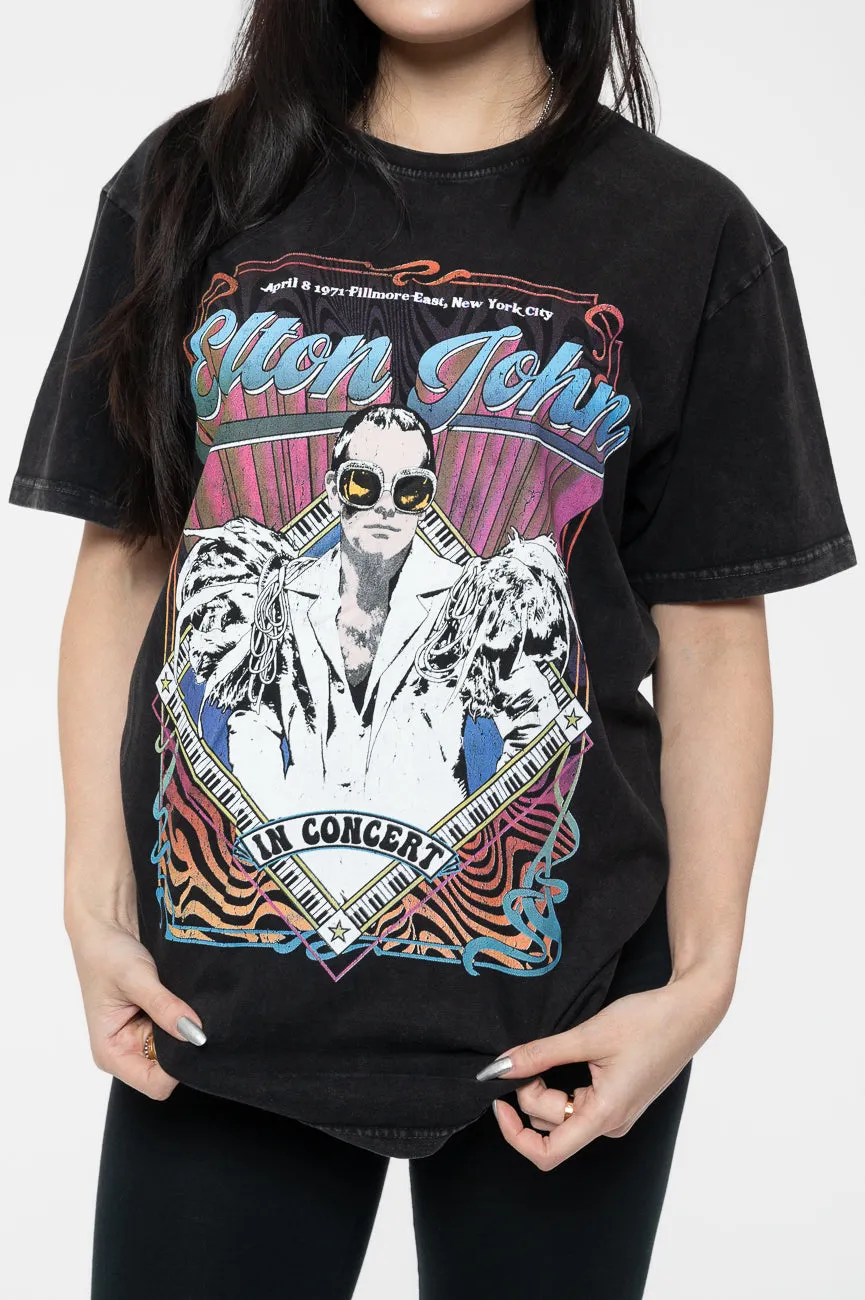 Elton John Psych Vintage Limited Edition 999 Only Premium Wash T Shirt sold by Paradiso Clothing product image thumbnail 3