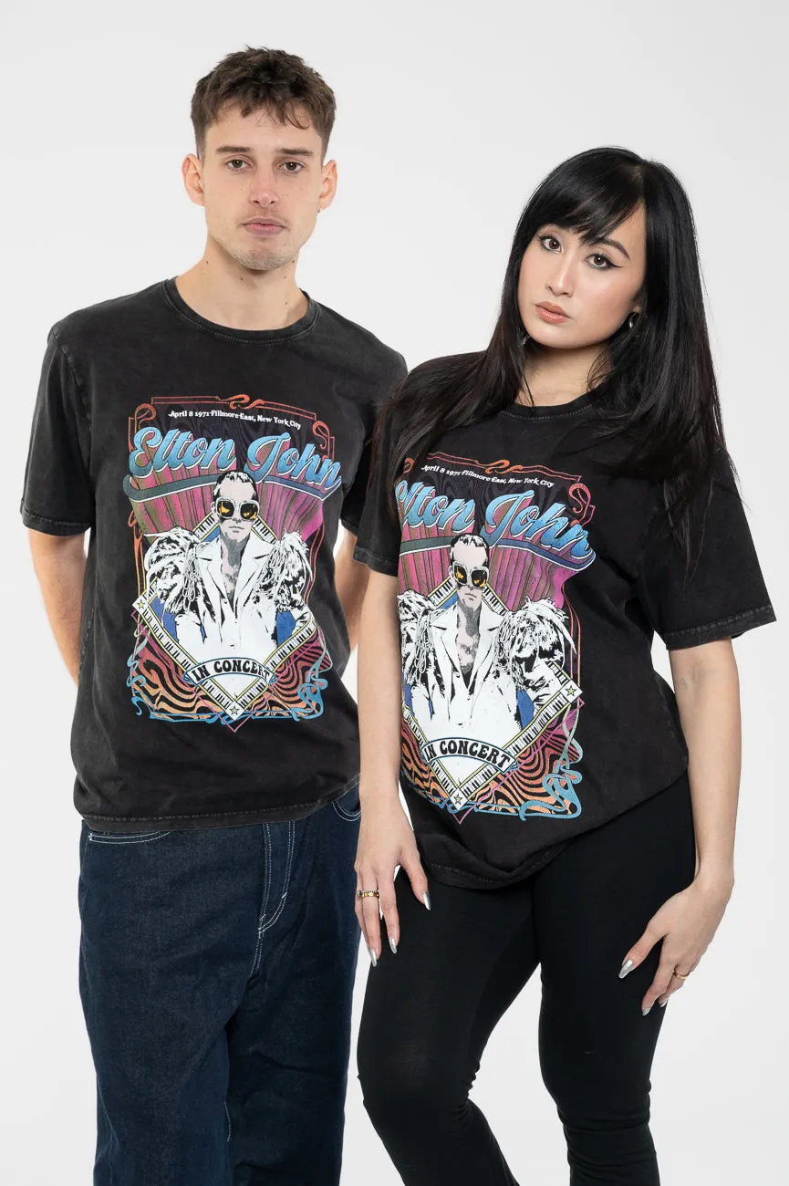 Elton John Psych Vintage Limited Edition 999 Only Premium Wash T Shirt sold by Paradiso Clothing product image thumbnail 5
