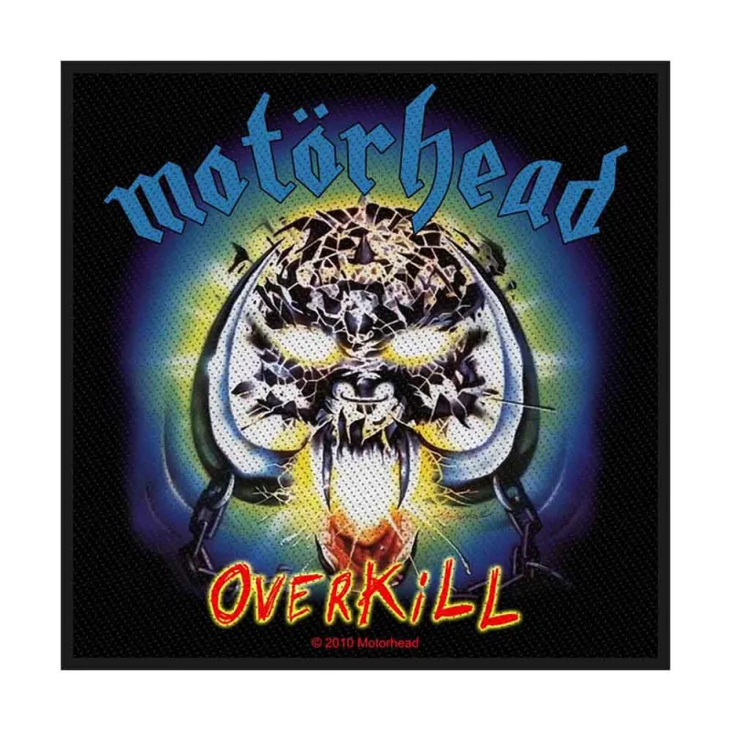 Motorhead Overkill Official Patch (10cm x 10cm) made by Paradiso Clothing
